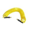 Yellow Polyurethane Recoil Hose 1/4" x 5 feet Solid Fittings HR14-005 gallery