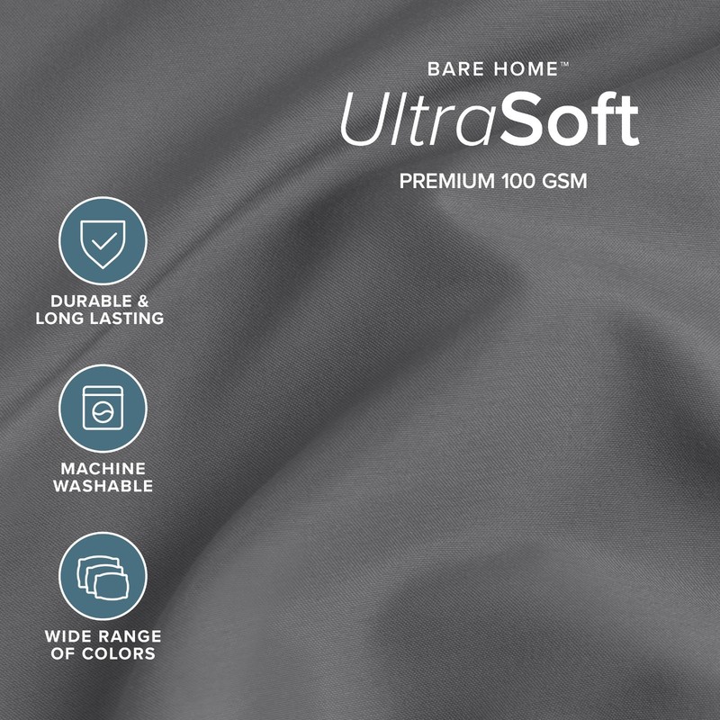 Bare Home Microfiber Sheet Sets - Premium 1800 Collection - Deep Pockets gallery