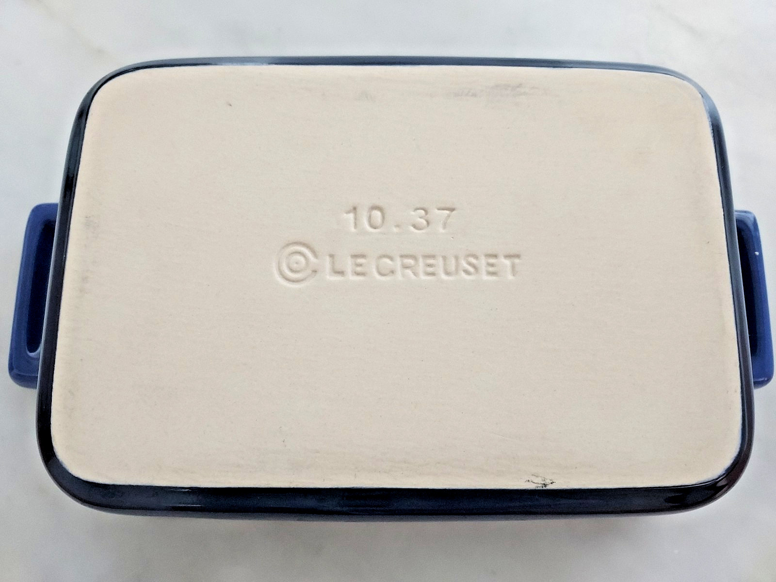 Le Creuset Blue Small Rectangular Baking Casserole Dish 7" X 5" X 2” gallery
