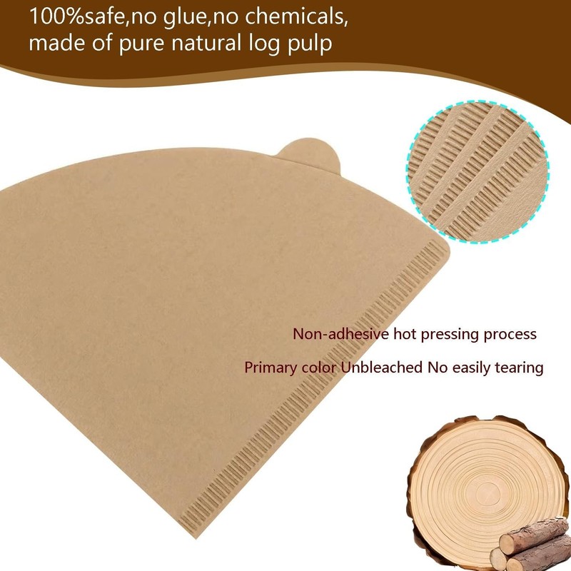 Coffee Filters,200 Count Disposable Coffee Paper Filters, Size 04 Unbleached ... gallery