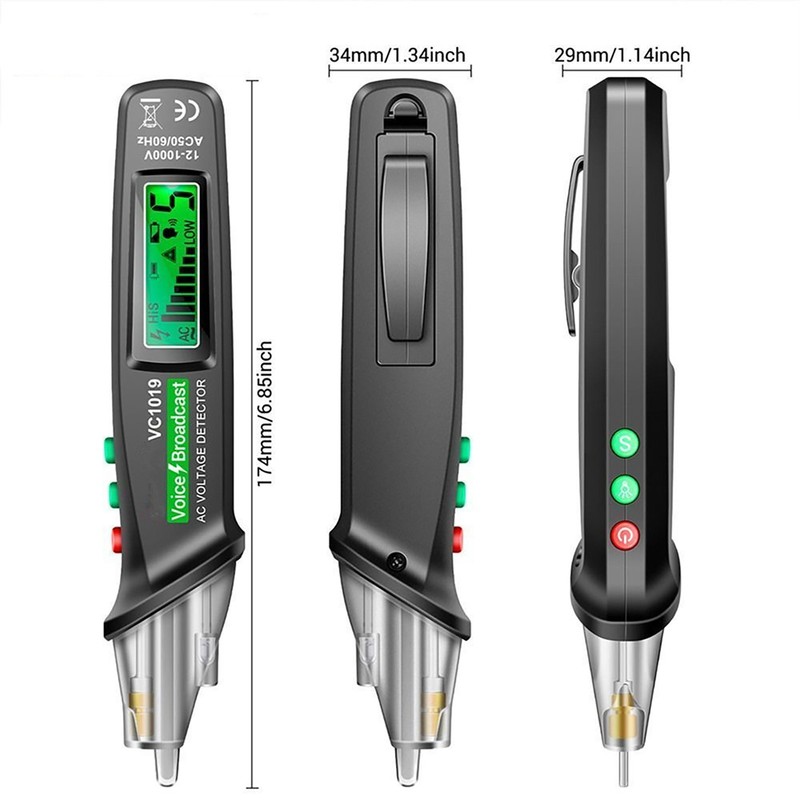 Multifunction Positioning Voltage Tester Electric Wire Detector Test Pen Tool gallery