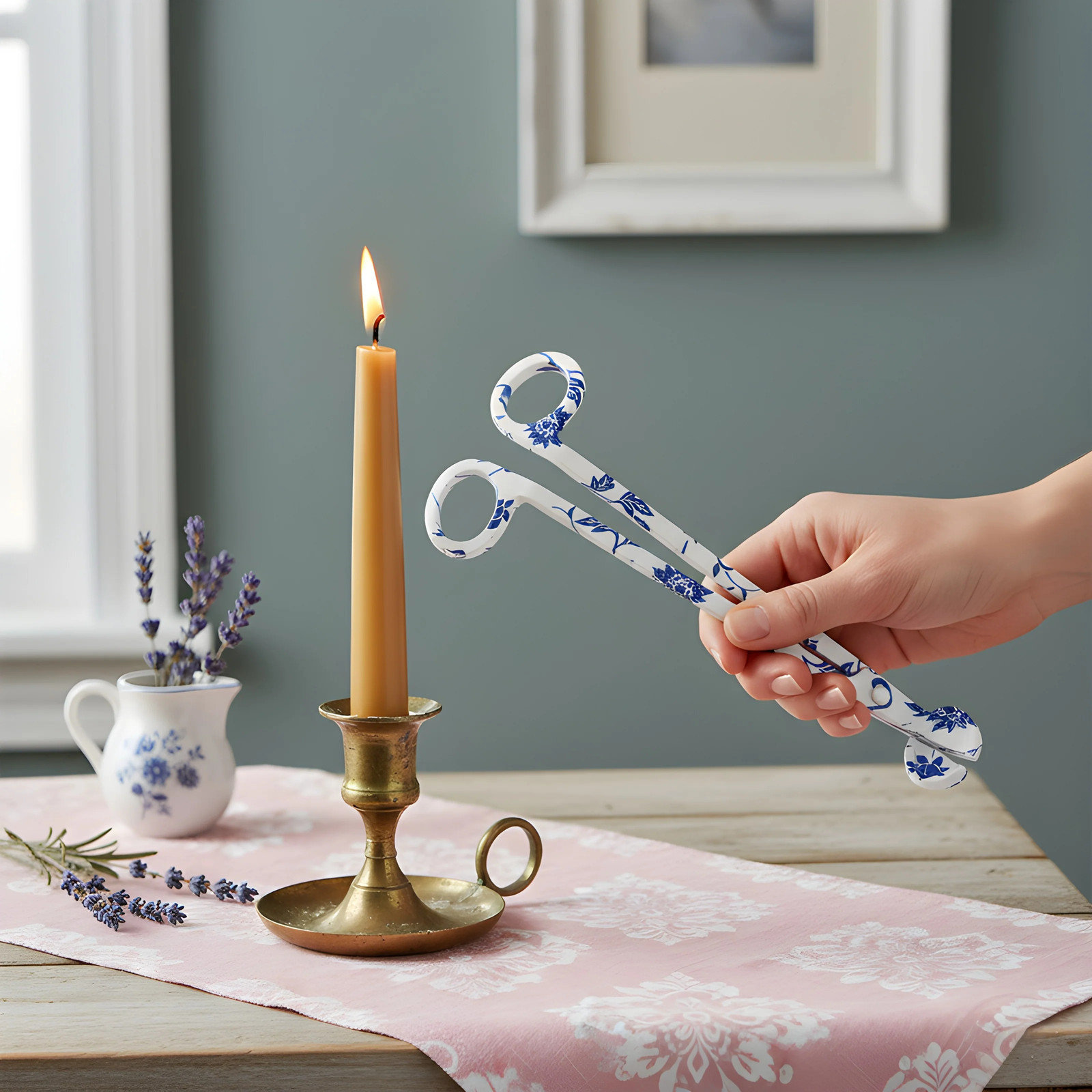 Elegant Floral Nature Wick Trimmer gallery