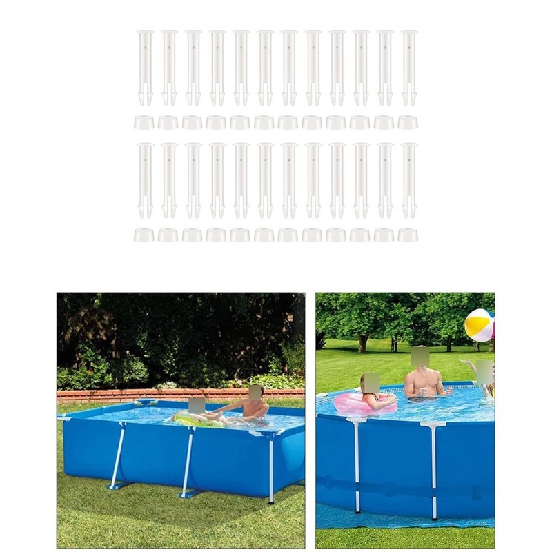High Performance Plastic Pool Joint Pins Compatible with Metal Frame Pools gallery