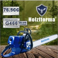 76.5cc Holzfforma® Blue Thunder G466 MS460 with 25 Inch Bar and Chain