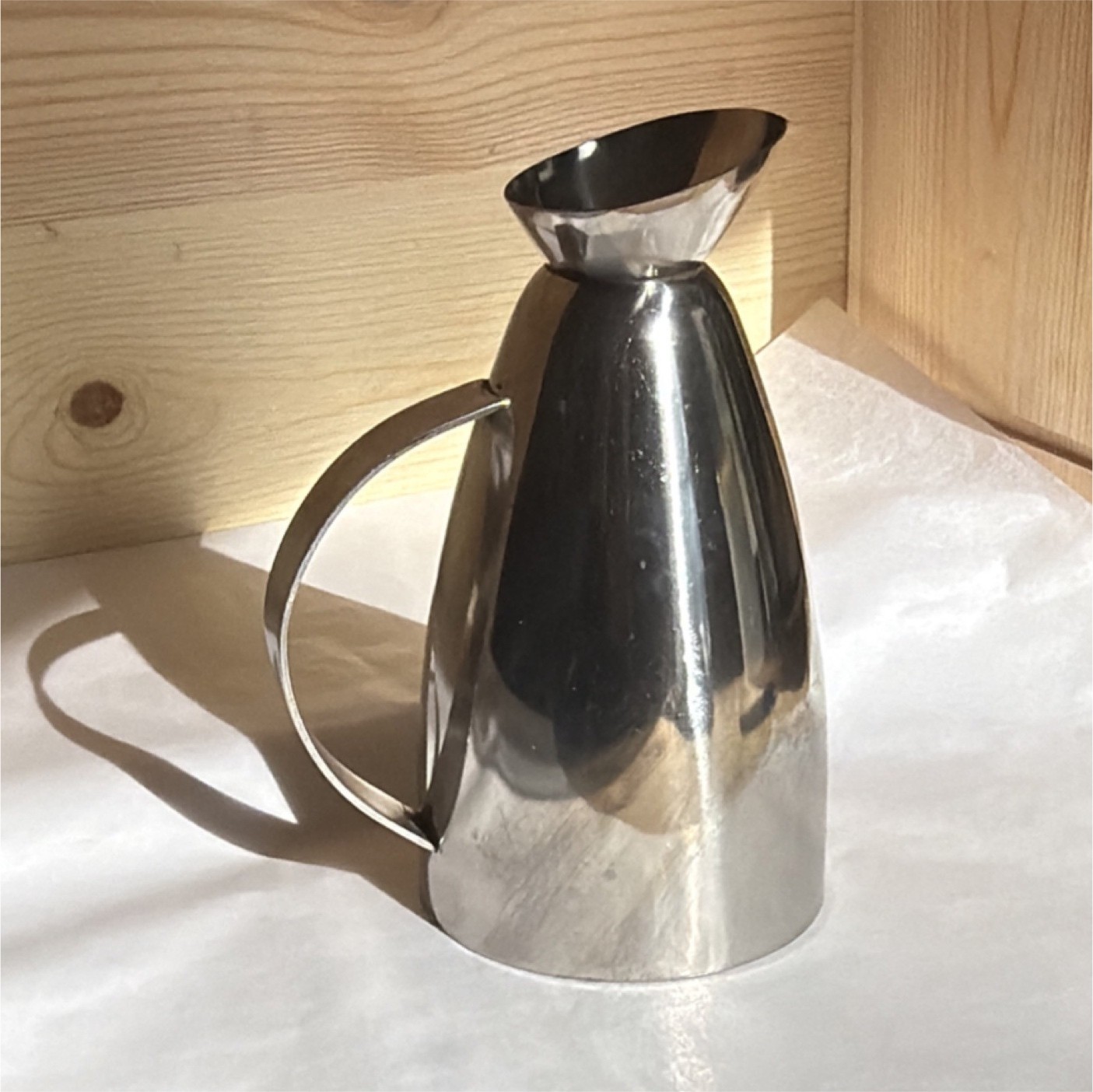 IPAC Stainless Steel Silver Glossy Pitcher 9 in Italy 18/10 Modern Tableware gallery