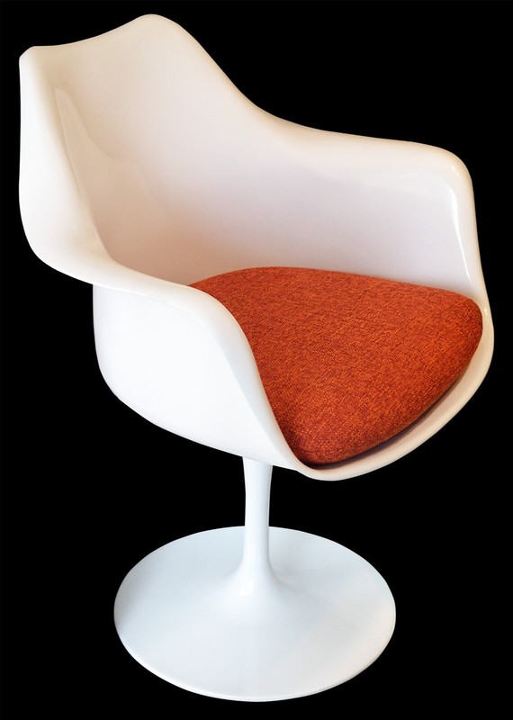 Replacement Cushion for Saarinen Tulip Side Chair - Mid Century Eames Era Decor gallery