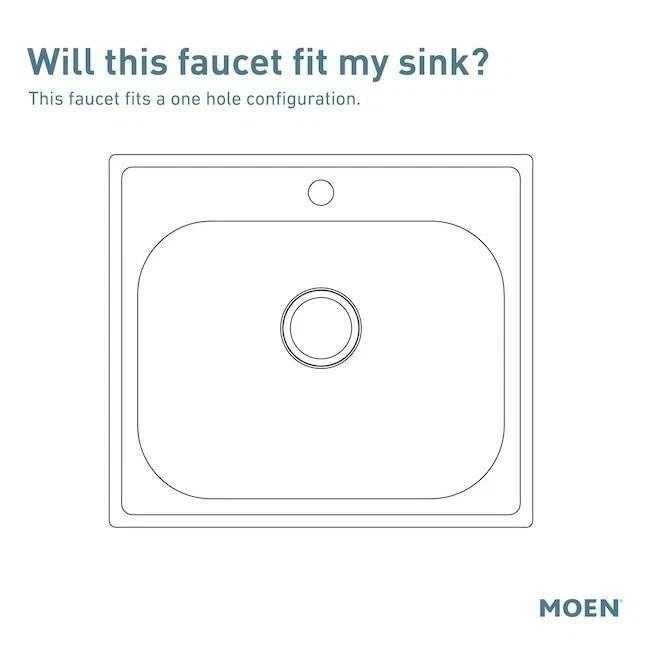 MOEN Paterson S72003SRS Single-Handle Pull-Down Sprayer Kitchen Faucet in Spot gallery