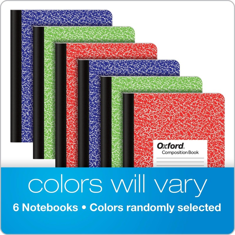 Composition Notebook 6 Pack, College Ruled Paper, 9-3/4 x 7-1/2 Inches, 100 S... gallery