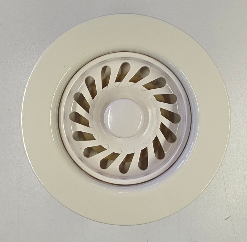 *NEW* JB Kitchen Sink Strainer Two Piece, BISCUIT 332552 ECONOMY STRAINER gallery