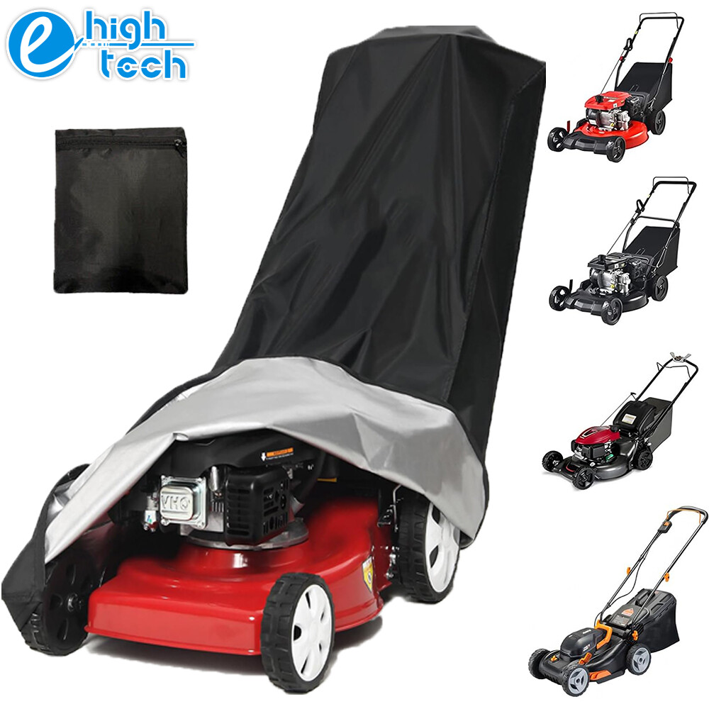 Universal Waterproof Push Lawn Mower Cover 420D Heavy Duty Outdoor UV Protector gallery