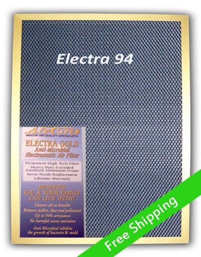 Electrostatic Gold Furnace A/C Air Filter-Permanent, Washable, Lifetime Warranty gallery