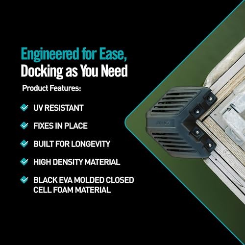 EVA Permanent Corner Dock Fender – UV Resistant – High-Density Molded 1 Pack gallery