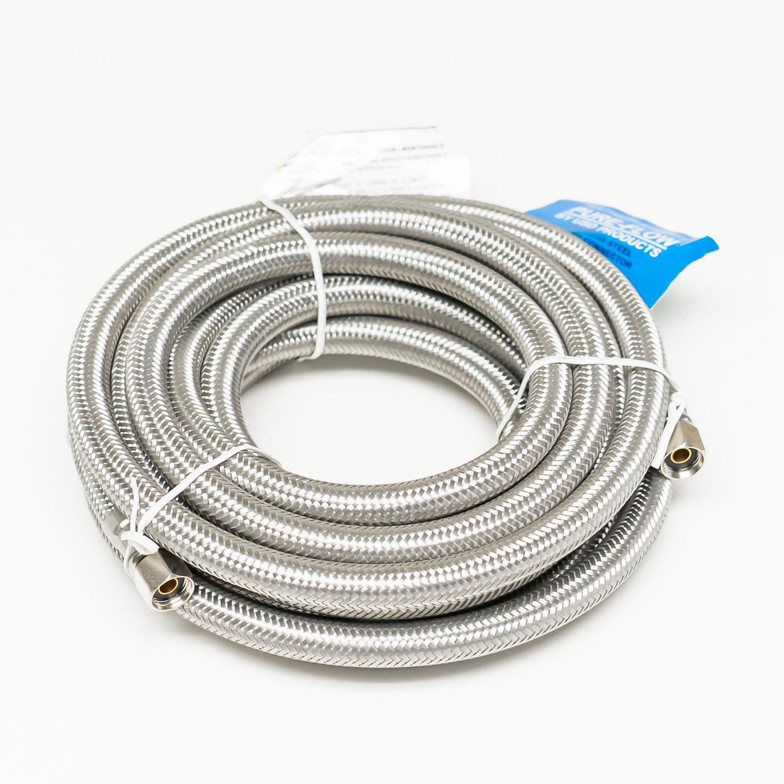 Stainless Steel Braided Ice Maker Water Connector 180" 15' X 1/4" Lead Free gallery