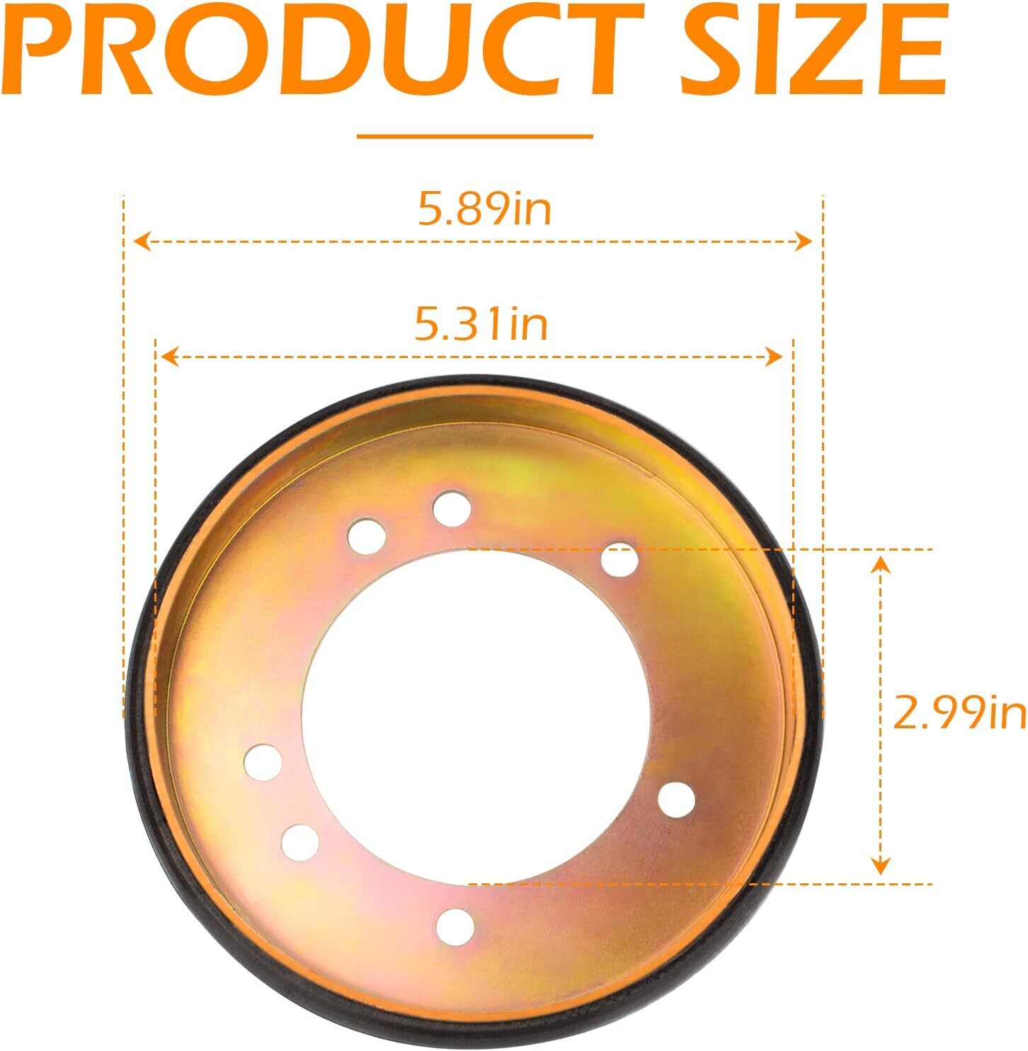 7600135YP DRIVE DISC Rubber Smooth Start Clutch for Snapper 53103 7053103 53103 gallery