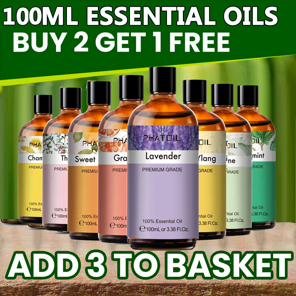 100ml Essential Oils - Therapeutic Grade Oil -Pure and Natural -for Diffuser,DIY gallery