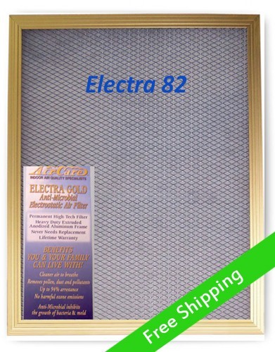 Electrostatic Gold Furnace A/C Air Filter-Permanent, Washable, Lifetime Warranty gallery