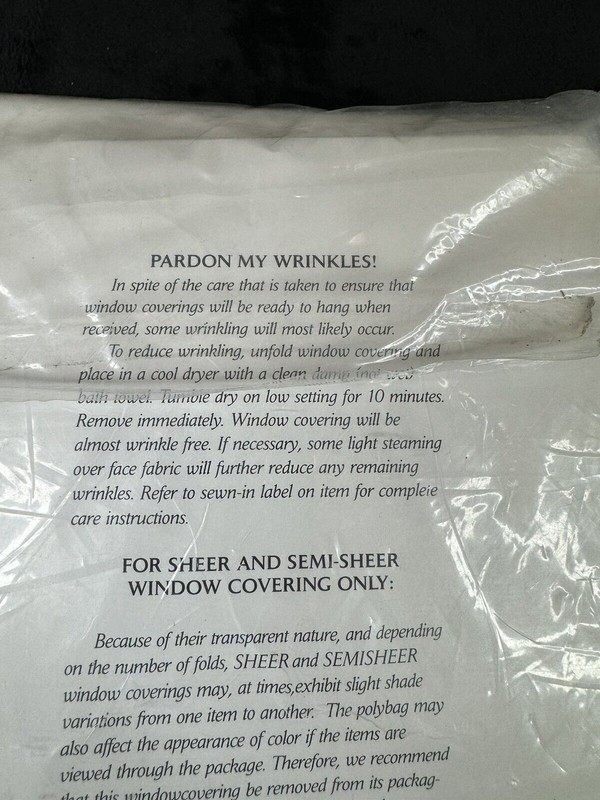 NIP Window Panel JC Penney Lisette Voile Sheers 60" W x 84" L White Curtain gallery