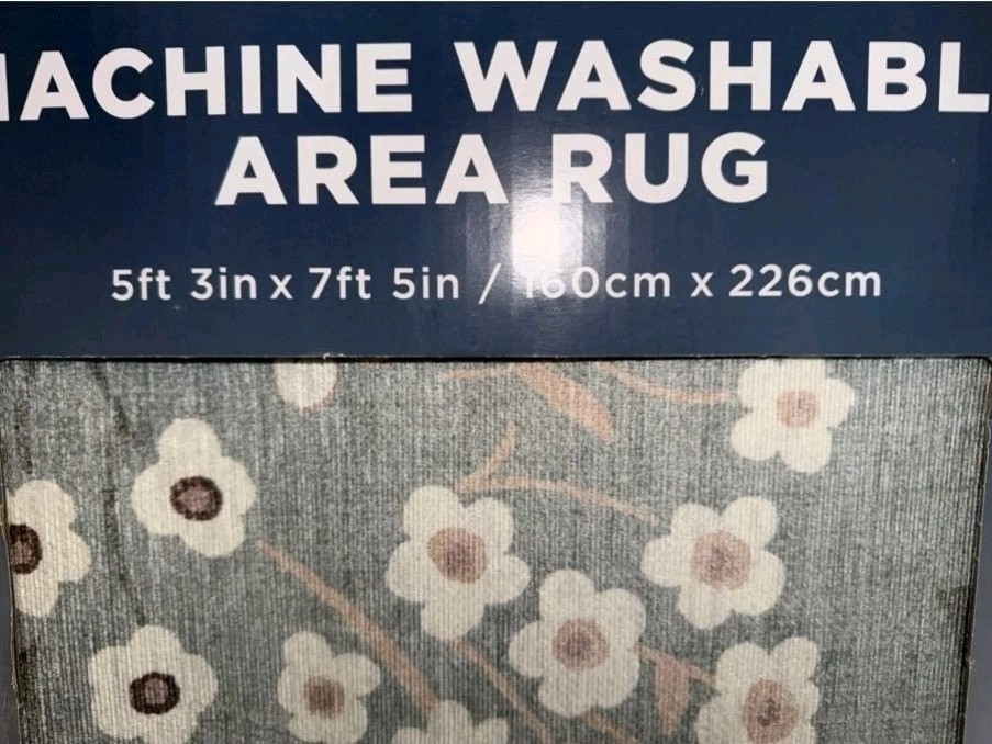 Wyatt & Ash Machine Washable Area Rug Kinsley Floral 5ft 3in x 7ft 5in gallery