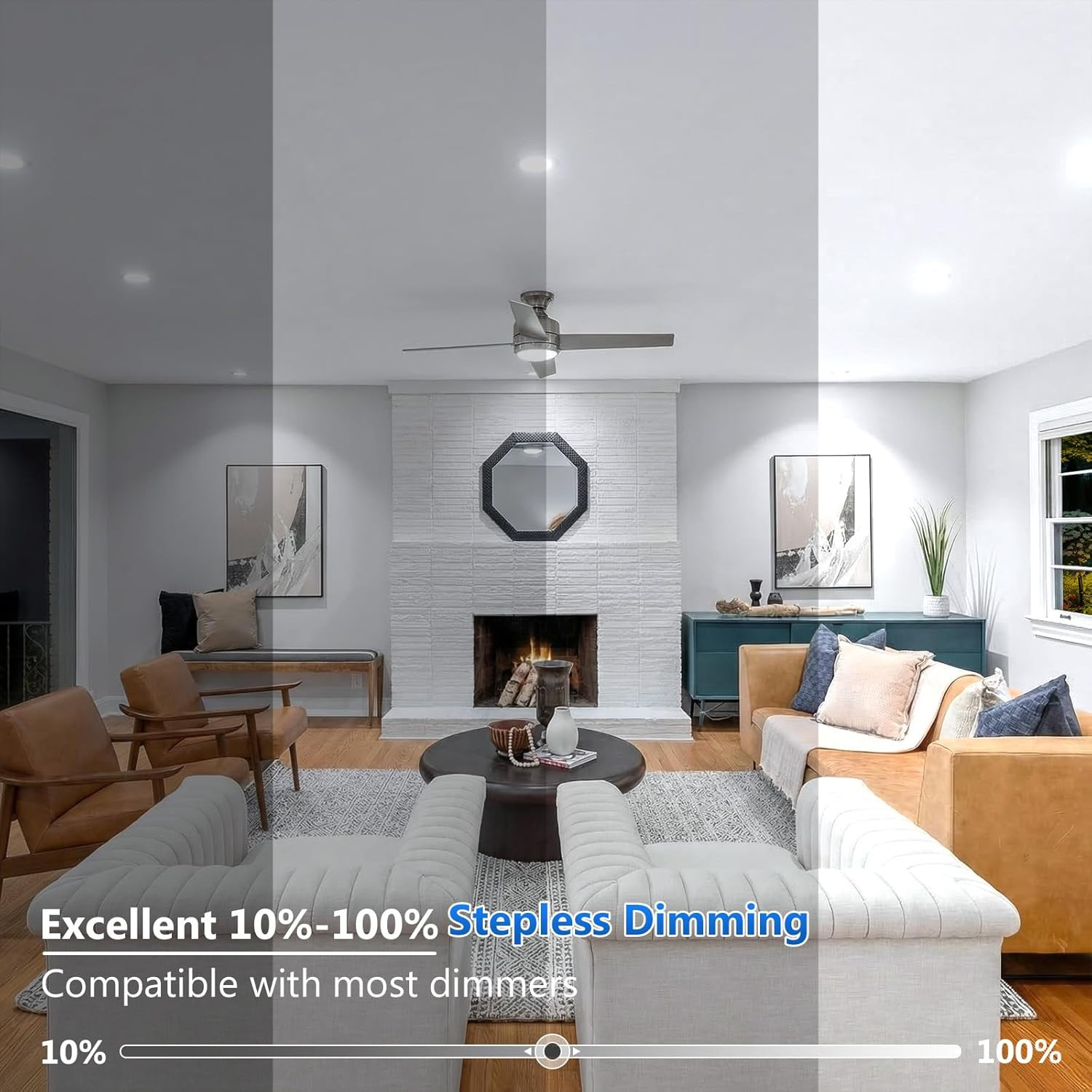 MR16 GU10 LED Bulb Dimmable, 650LM GU10 Bulb 5000K Daylight White, 50W Halogen E gallery