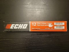 GENUINE ECHO CHAINSAW SHARPENING FILE 12-PACK 7/32 5.5 mm 99988801724