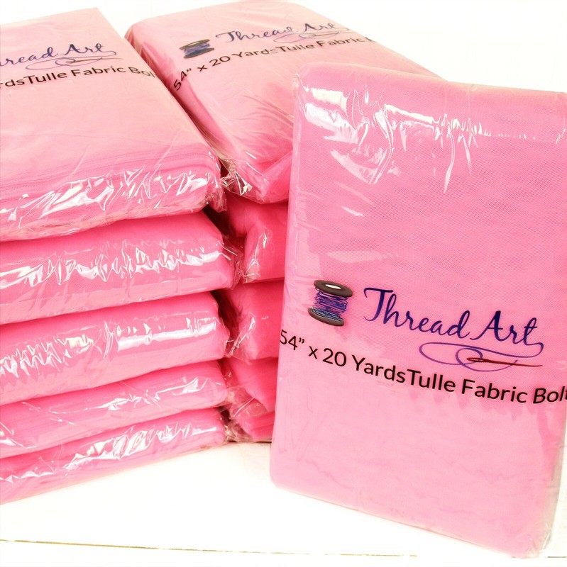 Threadart Premium Soft Tulle Fabric - 20 yd x 54" Wide For Decorations & Wedding gallery