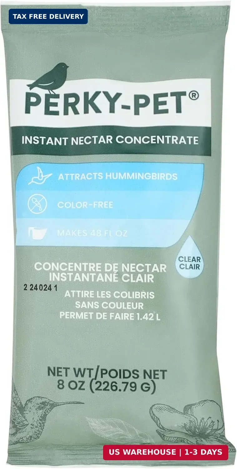 Perky-Pet Hummingbird Nectar Concentrate for Hummingbird Feeder - 8 oz Powder Ba gallery