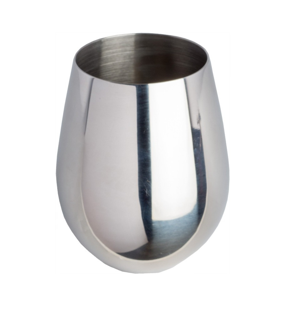 18 oz. STEMLESS WINE GLASS HD Stainless Steel All Purpose Beverage Drink Cup gallery