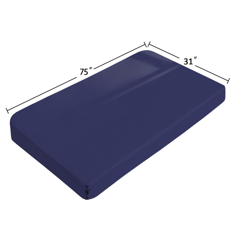 Cot Sheets 31" x 75" Daycare Cot Size Mattress Sheet Fitted with Narrow Twin/... gallery