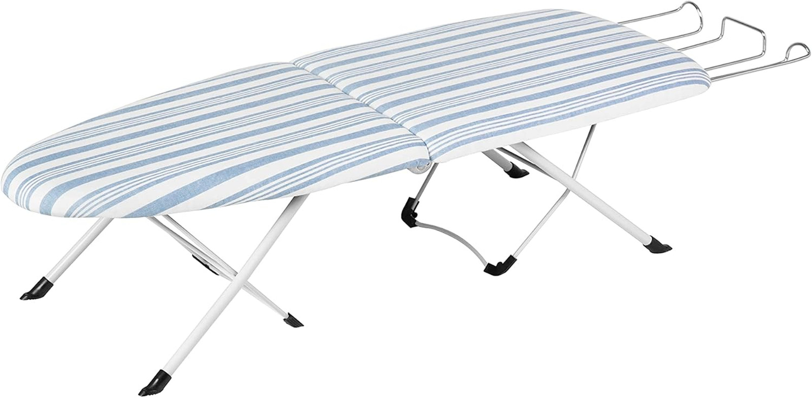 Folding Tabletop Ironing Board with Iron Rest Blue 32” L X 12” W Steel Frame gallery