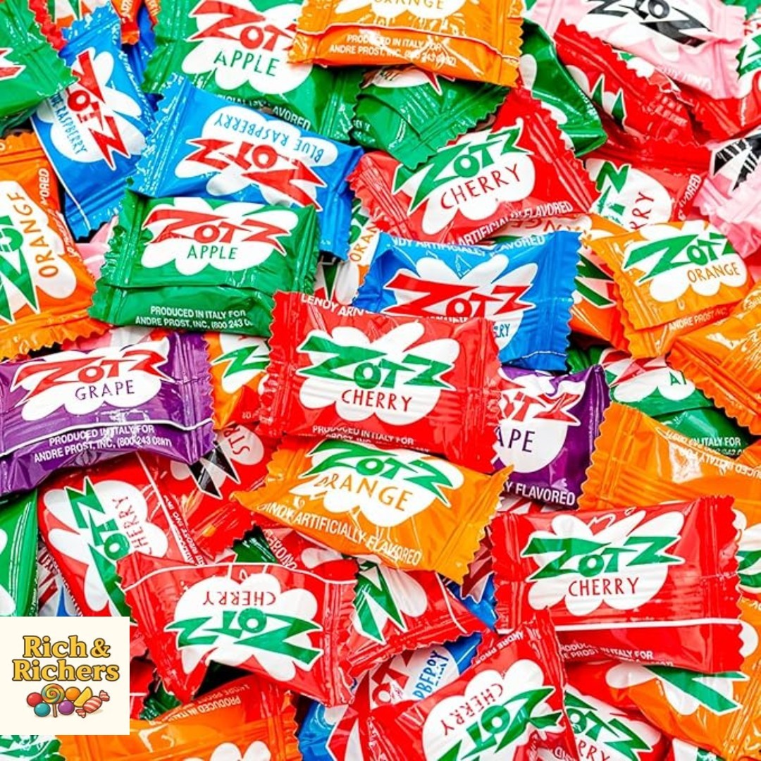 Zotz Candy 2LB | Assorted Sour Hard Candy with Fizzy Center | Christmas Sale! gallery