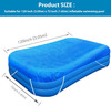 10 x 6 ft Rectangular Pool Cover,Fits 120 in x 72 in (305 cm x 183 cm),Dustproof gallery