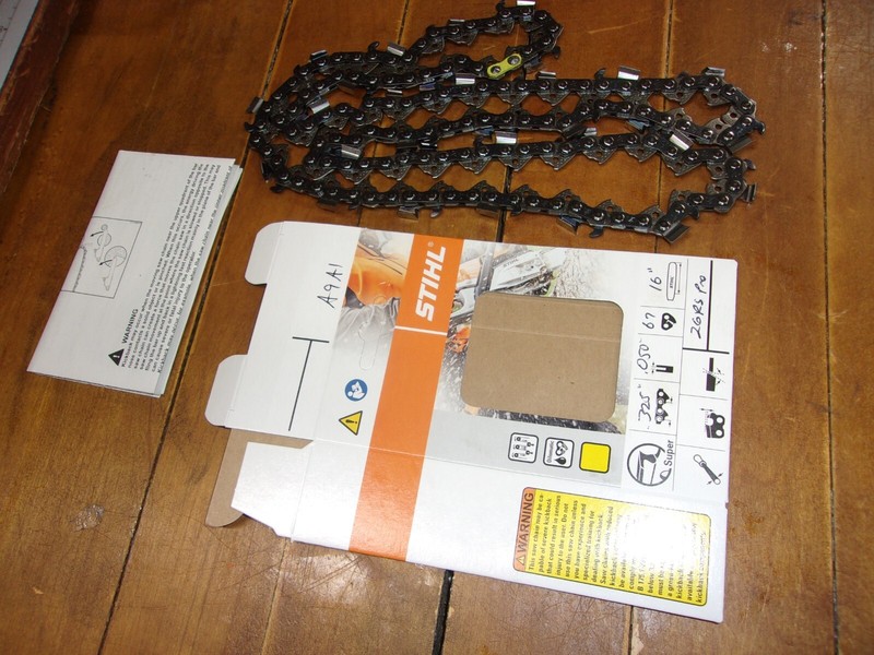 Stihl OEM 16" Full Chisel Chain .325" .050" 67 DL 23RS-67 3690-000-0067 #GM-A9A1 gallery