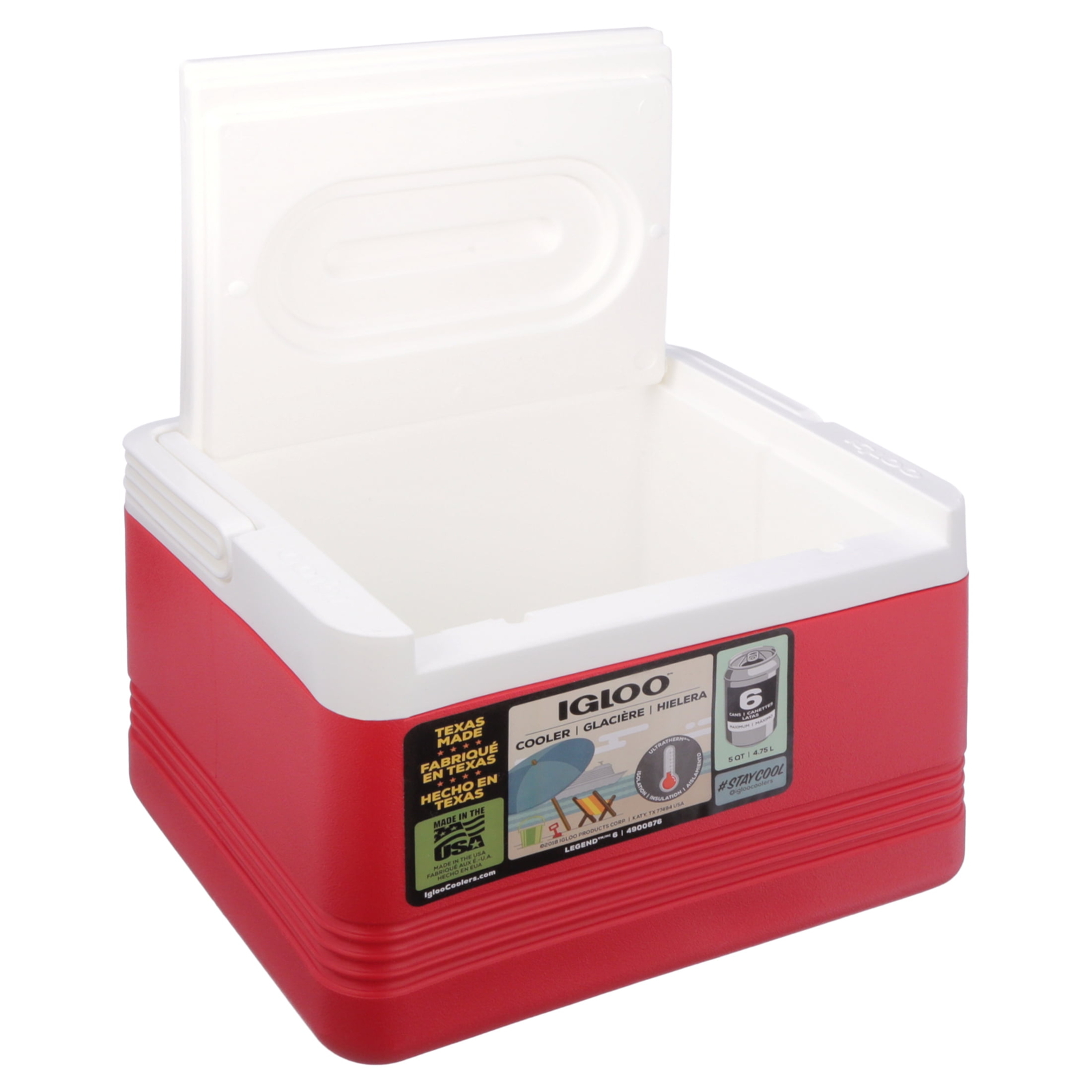 5 qt Legend Personal Cooler, Red gallery
