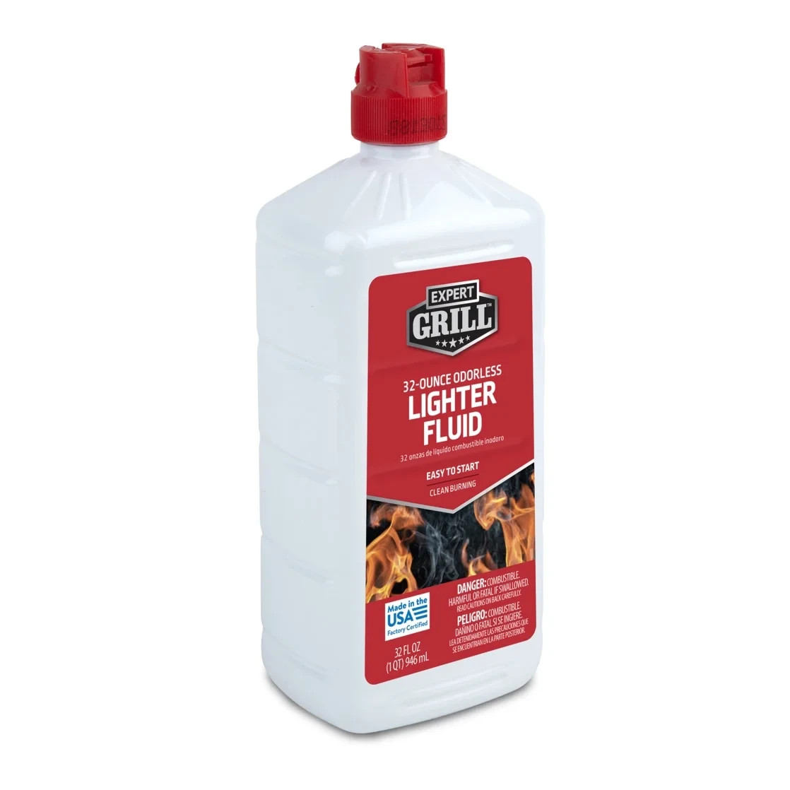 Expert Grill Charcoal Lighter Fluid, Premium Odorless Lighter Fuel, 32 Oz gallery
