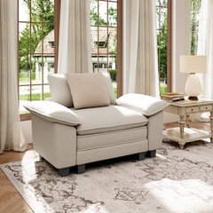 Modular Sectional Sofa Chenille Cloud Couch with Chaise and Cushion 1/4/5/6-Seat
