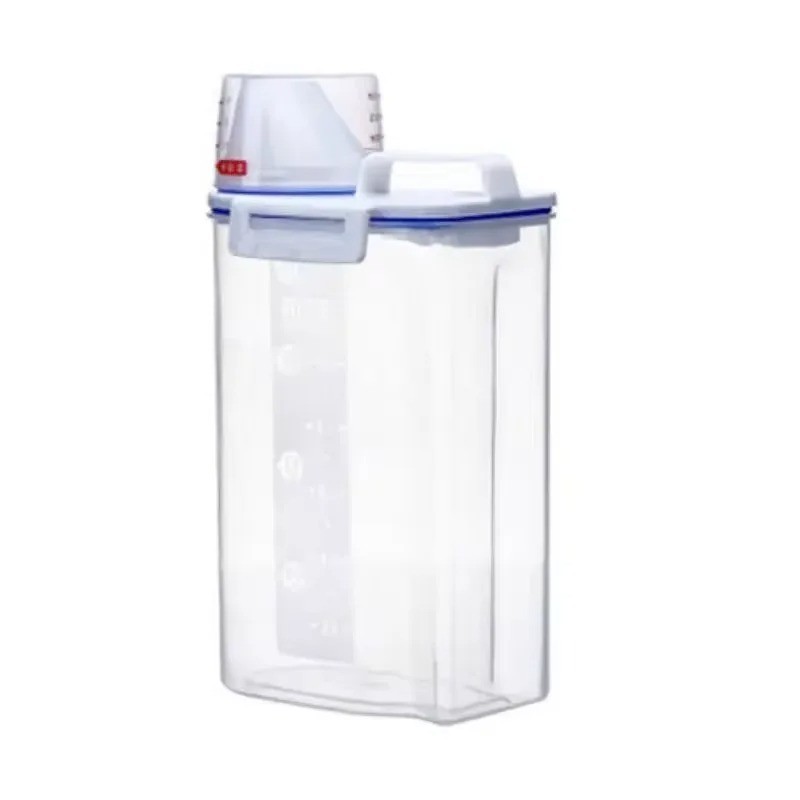 Airtight Rice Storage Container with Clear Scale for Cereal Flour Rice Home-USA gallery