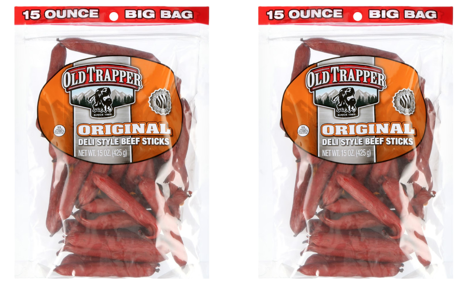 Old Trapper original Beef stick 15oz Resealable Bag... gallery