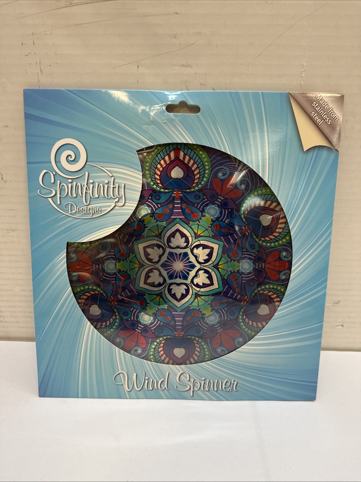 Spinfinity 12" Lotus Mandala Wind Spinner - #175 New gallery