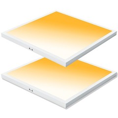 2×2 LED Flat Panel Light Surface Mount, 40W-30W-20W & 3000K-4000K-5000K Selec…