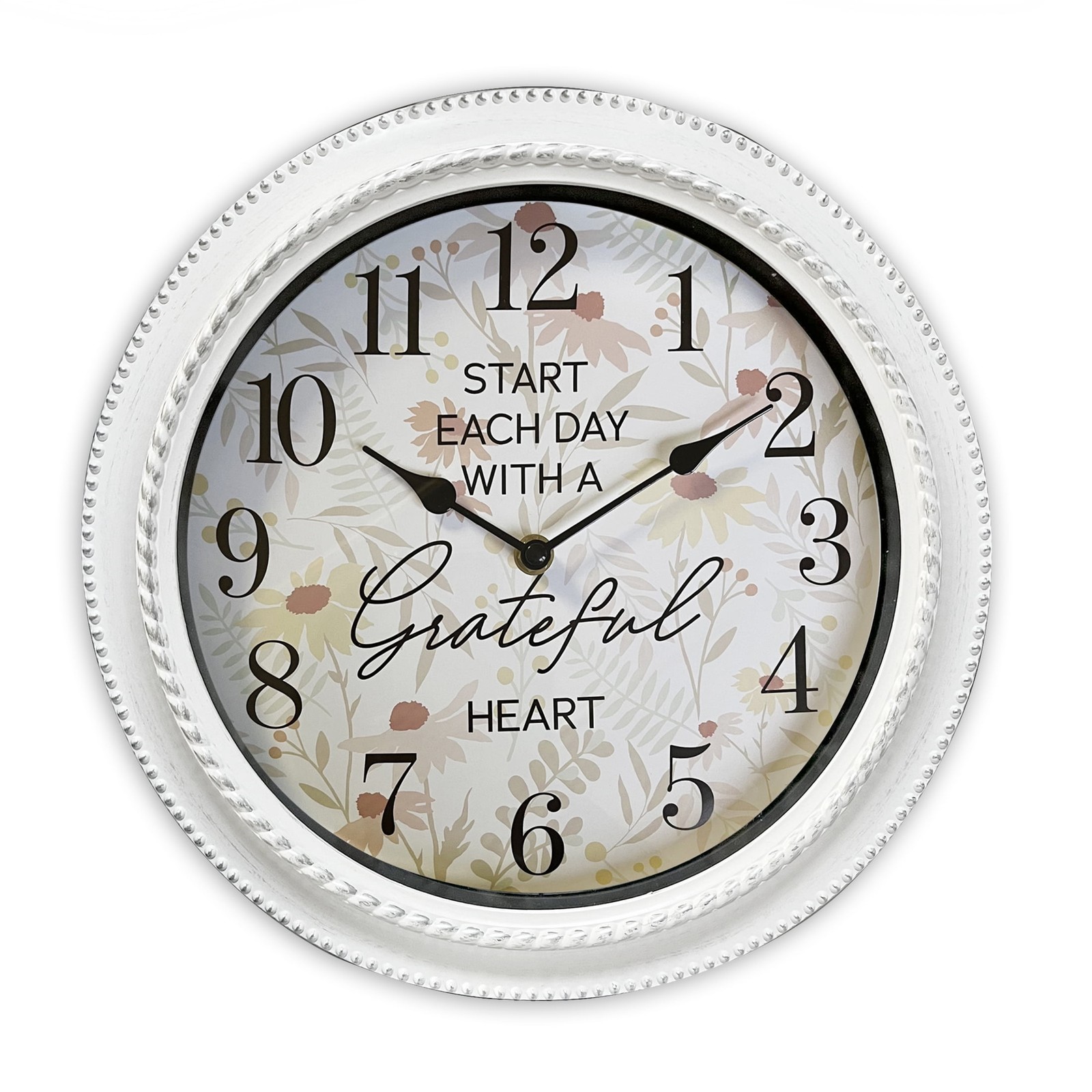 12" Analog Wall Clock Quartz Movement Battery-Powered Inspirational Wall Clock gallery