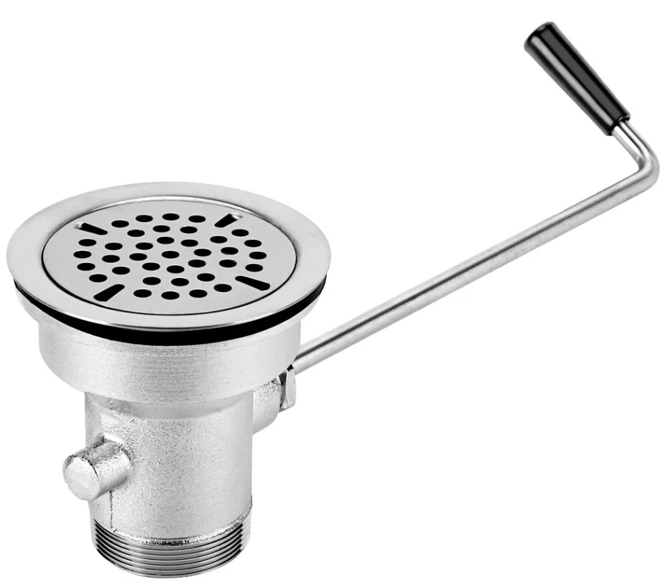 Twist Lever Handle Waste Valve 3.5 Sink Opening Commercial Drain Opener Strainer gallery