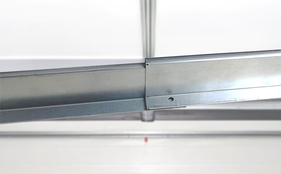 Heavy Duty Garage Door Support Reinforcement Strut Kit for 16FT 16FT, Silver gallery
