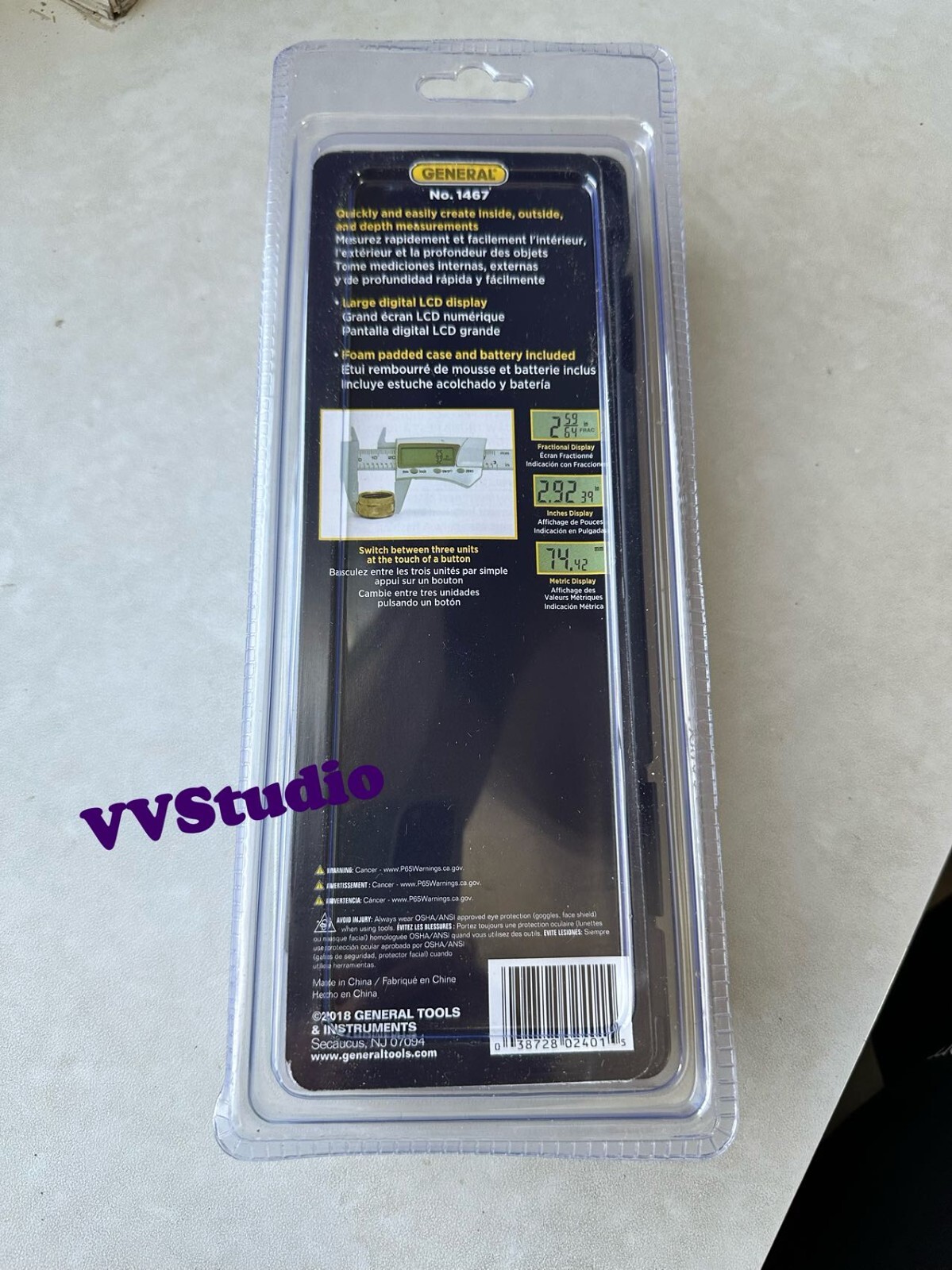 General Tools 6" Digital Caliper Stainless Steel NEW SEALED SAME DAY SHIP 146-7 gallery