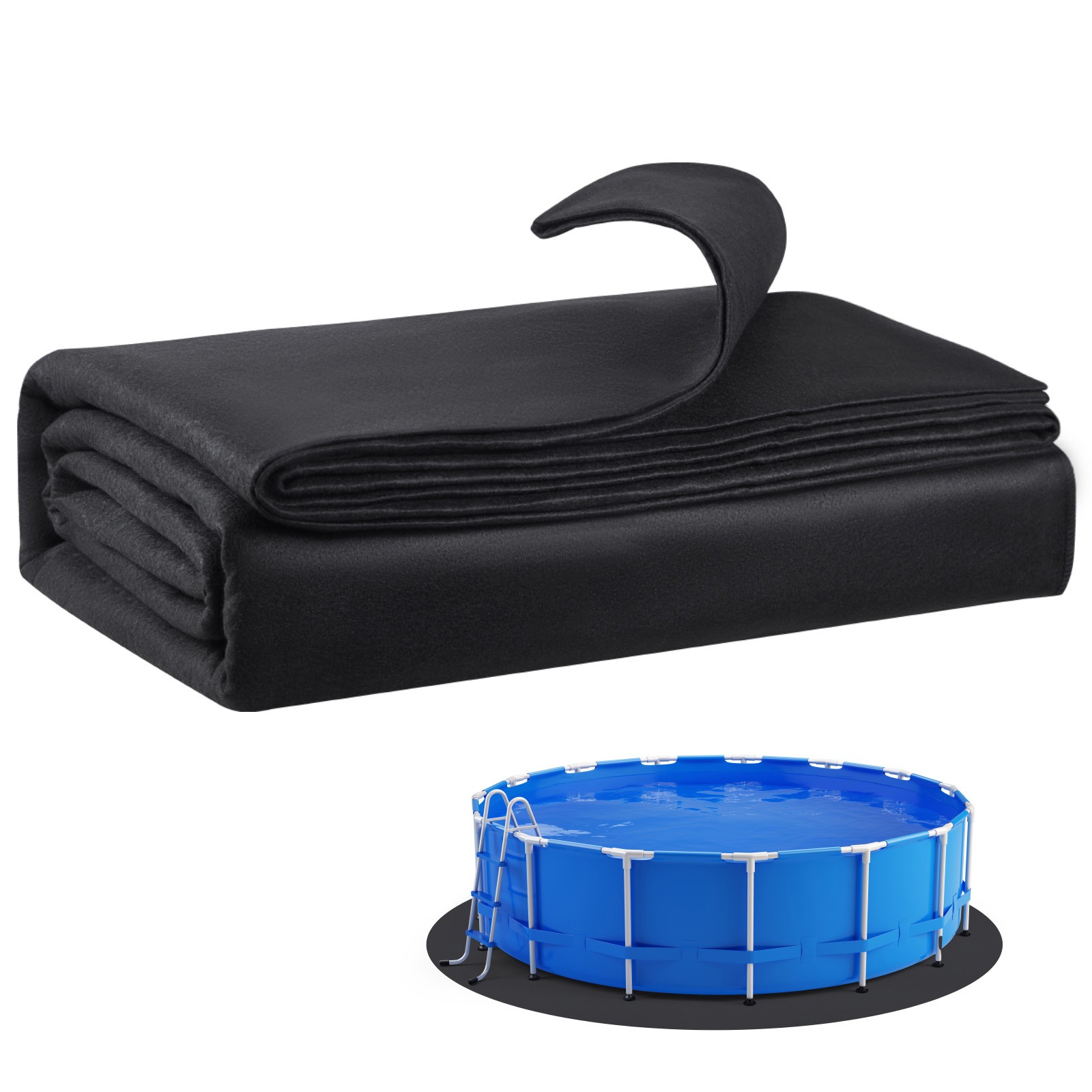 21ft Round Pool Liner Pad for Above Ground Pools Prevents Punctures Pool gallery