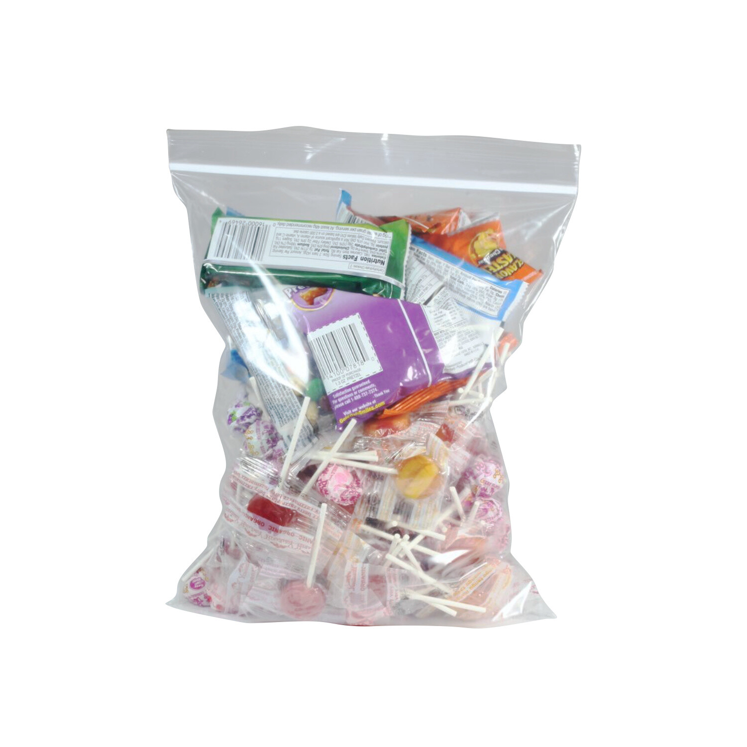 Resealable 4MIL Clear Poly 10" X 13" Zip Seal Big Food Storage Bags gallery