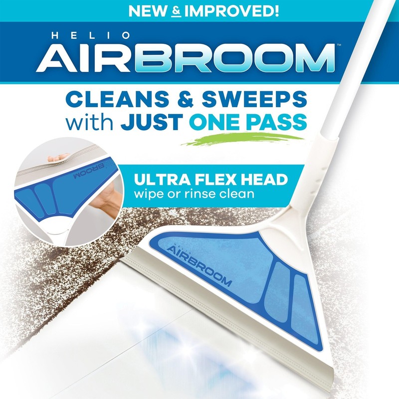 3 Piece Kit All Surface Sweeper and Squeegee for Wet and Dry Cleaning Dust, D... gallery