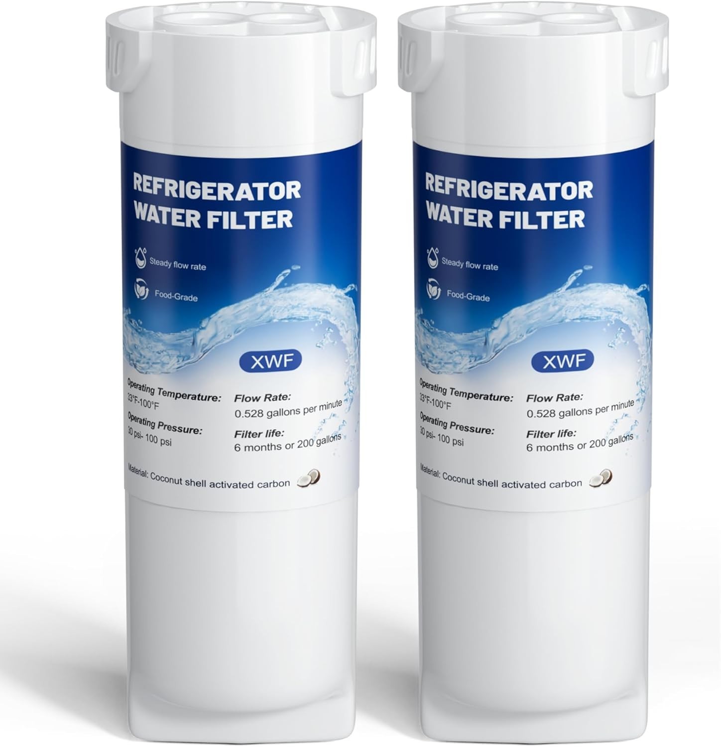 XWF Refrigerator Water Filter Replacement for GE® XWF 2 Pack New Sealed gallery