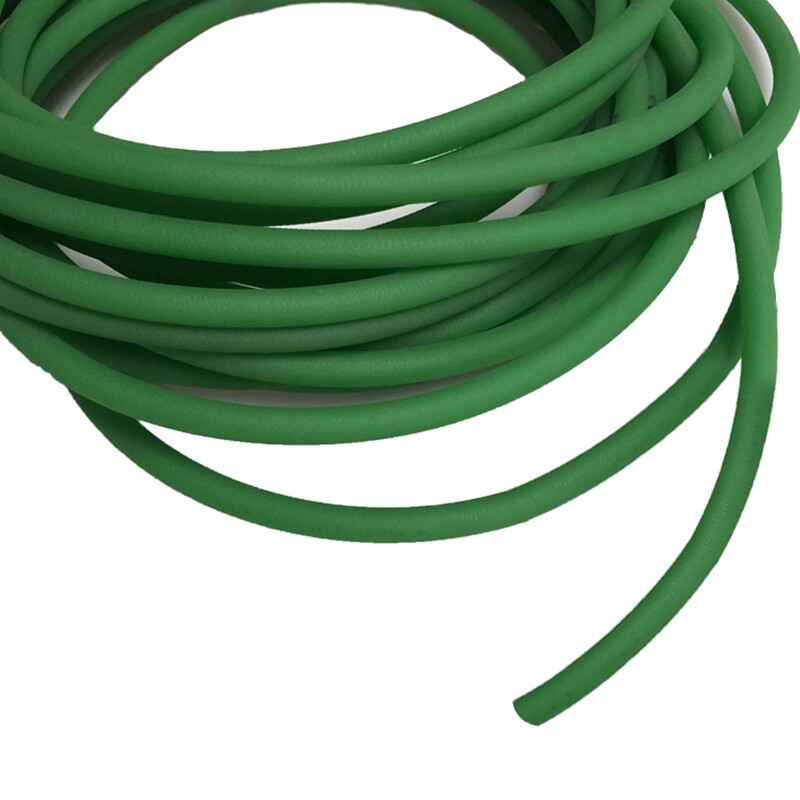 1m Polyurethane PU Urethane Drive Belt Round Dia 1.5/2/2.5mm-20mm Rough Green gallery