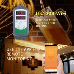 Inkbird Wifi Temperature Control Thermostat Heating Cooling Metal Probe C/F APP