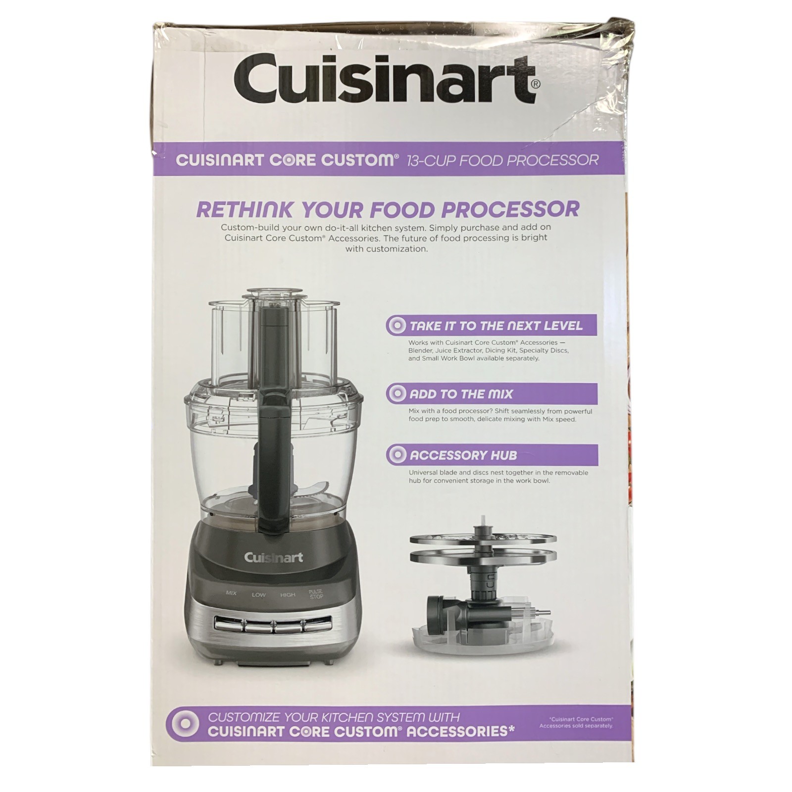 Cuisinart Core Custom 13-Cup Food Processor - Chop, Puree, Shred, Slice & More gallery